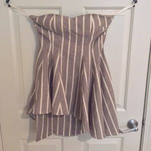 MM Couture strapless dress